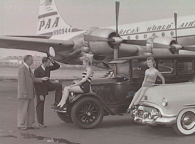 1950s Pan Am Boeing 377 